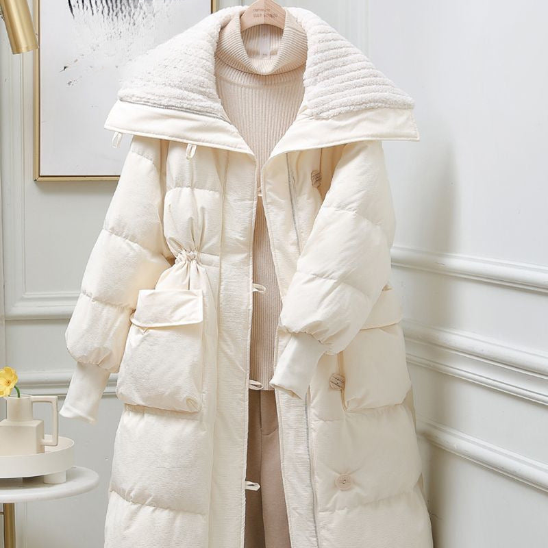 Large Lapel Padded Cotton-padded Jacket Outerwear Tide