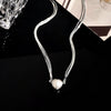 Light Luxury Minority Design Magnetic Heart Necklace