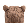 Hand Made 3D Cute Knitted Cat Ear Beanie For Winter